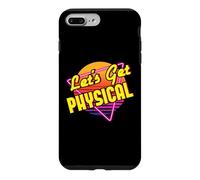 Carcasa para iPhone 7 Plus/8 Plus Let's Get Physical 80s Fiesta de Disfraces Retro de los años Ochenta Entrenamiento