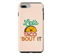 Carcasa para iPhone 7 Plus/8 Plus Let's Taco 'Bout IT Divertido Juego de Palabras Talk Tacos Meme
