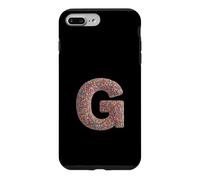Carcasa para iPhone 7 Plus/8 Plus Letter G Candy Rainbow Sprinkles Monogram Men, Women, Kids