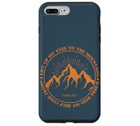 Carcasa para iPhone 7 Plus/8 Plus Levanto mis Ojos a Las montañas Salmo 121:1 Fe Bíblica