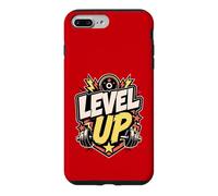 Carcasa para iPhone 7 Plus/8 Plus Level UP | Gimnasio/Sala Fitness Motivación Deportiva