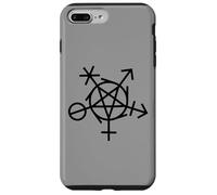 Carcasa para iPhone 7 Plus/8 Plus LGBTQI Símbolo Pagano de Inclusión Género Wicca