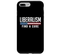 Carcasa para iPhone 7 Plus/8 Plus Liberalismo Encuentra una Cura Divertido Meme Político Humor Gráfico