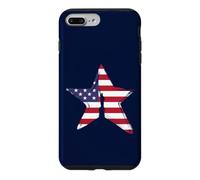 Carcasa para iPhone 7 Plus/8 Plus Libertad Bandera Americana Estados Unidos América Patriota Estrella