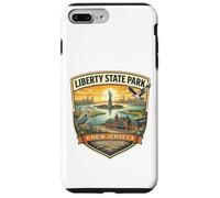 Carcasa para iPhone 7 Plus/8 Plus Liberty State Park New Jersey Ellis Island - Recuerdo novedoso