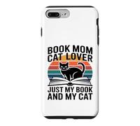 Carcasa para iPhone 7 Plus/8 Plus Libro Mamá Gato Amante Solo Mi Libro Y Mi Gato