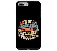 Carcasa para iPhone 7 Plus/8 Plus Life of An Architecture Student Eat Sleep Project -