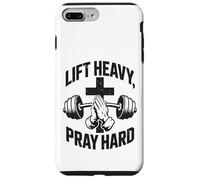 Carcasa para iPhone 7 Plus/8 Plus Lift Heavy Pray Hard - Gimnasio de Entrenamiento Cristiano