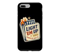Carcasa para iPhone 7 Plus/8 Plus Light Em Up 4th of Patriotic July Vintage Matchbook USA
