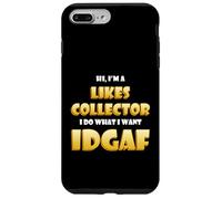 Carcasa para iPhone 7 Plus/8 Plus Likes Collector Idgaf Meme Social Media Marketing Influencer