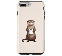 Carcasa para iPhone 7 Plus/8 Plus Linda Nutria sosteniendo Papel higiénico Divertido Humor de baño