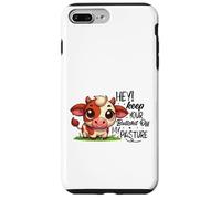 Carcasa para iPhone 7 Plus/8 Plus Linda Vaca Mantener Fuera de mi Pasto
