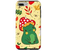 Carcasa para iPhone 7 Plus/8 Plus Lindo Bosque, Rana, Hongo, otoño, patrón, ilustración