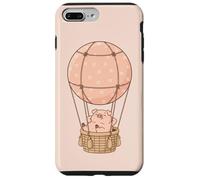Carcasa para iPhone 7 Plus/8 Plus Lindo Cerdo Volador en Globo aerostático Estrella