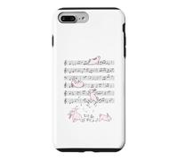Carcasa para iPhone 7 Plus/8 Plus Lindo Conejo Conejo Yoga Jugando música Nota Clave músico