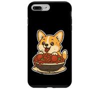 Carcasa para iPhone 7 Plus/8 Plus Lindo Corgi Spaghetti Pasta Lover