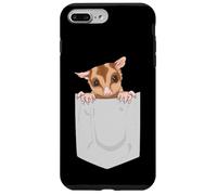 Carcasa para iPhone 7 Plus/8 Plus Lindo Deslizador de azúcar Regalo exótico Mascota Sugar Bear Sugar Glider