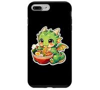 Carcasa para iPhone 7 Plus/8 Plus Lindo dragón Comiendo Ramen Fideos Amantes de la Sopa niños niñas