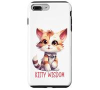 Carcasa para iPhone 7 Plus/8 Plus Lindo Gato de Dibujos Animados con Collar ilustración