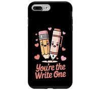 Carcasa para iPhone 7 Plus/8 Plus Lindo lápiz con Texto en inglés You'Re The Write Valentine's Day