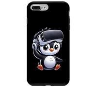 Carcasa para iPhone 7 Plus/8 Plus Lindo pingüino VR Gamer Comic Style