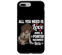 Carcasa para iPhone 7 Plus/8 Plus Lindo Puntero Llamado Berta para alemán Puntero de Pelo Corto