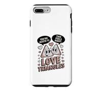 Carcasa para iPhone 7 Plus/8 Plus Lindos triángulos de Amor matemáticas Eres Agudo Y