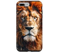 Carcasa para iPhone 7 Plus/8 Plus Lion Majestic Cabeza de León Gato Animal Salvaje