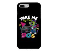 Carcasa para iPhone 7 Plus/8 Plus Llévame a los 90 Retro Alien Hip Hop Boombox Throwback
