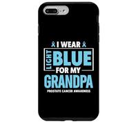 Carcasa para iPhone 7 Plus/8 Plus Llevo Azul Claro para mi Abuelo Conciencia sobre el cáncer de próstata