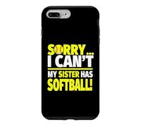 Carcasa para iPhone 7 Plus/8 Plus Lo Siento, mi Hermana Tiene softbol - Hermano Divertido de softbol
