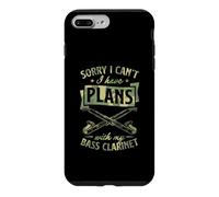 Carcasa para iPhone 7 Plus/8 Plus Lo Siento, no Puedo Tener Planes con mi Clarinete bajo