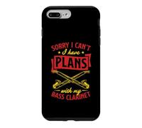 Carcasa para iPhone 7 Plus/8 Plus Lo Siento, no Puedo Tener Planes con mi Clarinete bajo