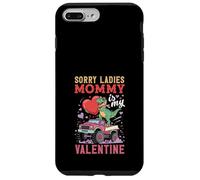 Carcasa para iPhone 7 Plus/8 Plus Lo Siento señoras, Mami es mi Monster Truck con Dinosaurios de San Valentín