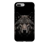 Carcasa para iPhone 7 Plus/8 Plus Lobo Dire Cara Luz De Luna Bosque Fauna Silvestre Naturaleza