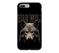 Carcasa para iPhone 7 Plus/8 Plus Lobo Dire Cara Luz De Luna Bosque Fauna Silvestre Naturaleza