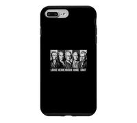 Carcasa para iPhone 7 Plus/8 Plus Locke Voltaire Rousseau Hume Kant Filosofía de la Ilustración