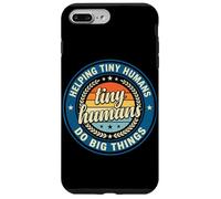 Carcasa para iPhone 7 Plus/8 Plus Logotipo Vintage de Helping Tiny Humans Do Big Things Teacher