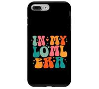 Carcasa para iPhone 7 Plus/8 Plus LOML Love of My Life Era Groovy Retro Esposa Novia Corazones