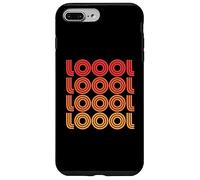 Carcasa para iPhone 7 Plus/8 Plus Loool LOL Funny Laugh LMAO LMFAO Lolol Abreviatura Abreviatura Abanico Texto