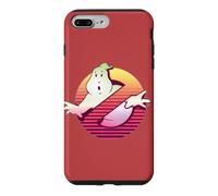 Carcasa para iPhone 7 Plus/8 Plus Los Cazafantasmas de los 80 Neo Logo Synthwave Cool Zuul Vintage Sunset