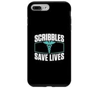 Carcasa para iPhone 7 Plus/8 Plus Los garabatos salvan Vidas: Graciosos escribas médicos