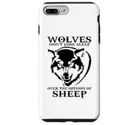 Carcasa para iPhone 7 Plus/8 Plus Los Lobos no Pierden el sueño por la opinión de Las ovejas