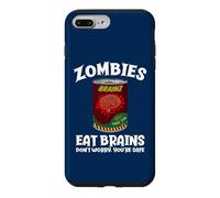 Carcasa para iPhone 7 Plus/8 Plus Los Zom omen Cerebros no se preocupan sarcástico Zombie Halloween