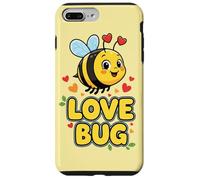Carcasa para iPhone 7 Plus/8 Plus Love Bug Cute Kawaii Valentines Bee con Corazones