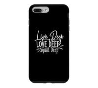 Carcasa para iPhone 7 Plus/8 Plus Love Deep Live Sentadilla Profunda Entrenamiento Profundo Fitness