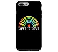 Carcasa para iPhone 7 Plus/8 Plus Love is Love Rainbow Vintage Pride LGBTQ