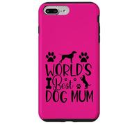 Carcasa para iPhone 7 Plus/8 Plus Love My Pet Pup Saying Cute Bones Funny World, la Mejor mamá de Perros
