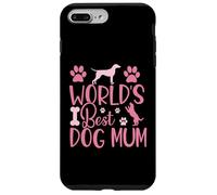Carcasa para iPhone 7 Plus/8 Plus Love My Pet Pup Saying Cute Bones Funny World, la Mejor mamá de Perros