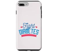 Carcasa para iPhone 7 Plus/8 Plus Lucha LA Diabetes Concientización sobre la Diabetes Caminata Meme T1D T2D Meme
